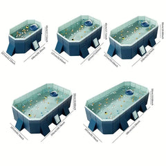 2.1pvc Inflatable Folding Swimming Pool
