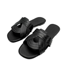 Clergerie Ivory Leather Sandal