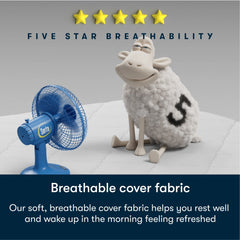 Serta Five Star Mattress Sleep to Go 8" Medium Mattress in a Box - Off-White