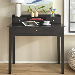 Lifestorey Keaton Desk with Hutch