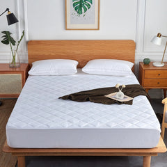 4 Layer Quilted Waterproof Mattress Pad Hypoallergenic Protector Cover