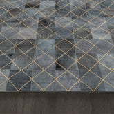 Ben Soleimani Arlequin Hide and Viscose Hand Woven Rug