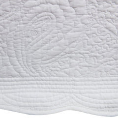 Greenland Home Fashions Paisley Quilted 18-inch Drop Bed Skirt