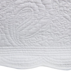 Greenland Home Fashions Paisley Quilted 18-inch Drop Bed Skirt