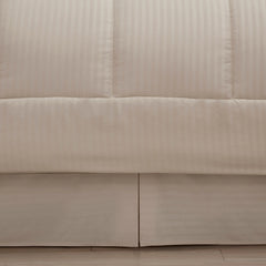 Sweet Home Collection 8 Piece Embossed Dobby Stripe Bed In A Bag All Season Complete Set