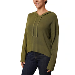 Cyrus Waffle Knit Hoodie Sweater