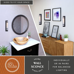 Vilo 1 Light Bathroom Wall Fixture