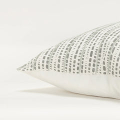Rizzy Home Transitional Ivory Decorative Pillow Cover 20" x 20"