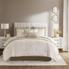 Madison Park Nocturne 10 Piece Jacquard Comforter Set