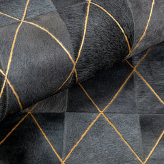 Ben Soleimani Arlequin Hide and Viscose Hand Woven Rug