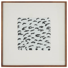 SAFAVIEH Home Nova 30-inch White/Black Framed Wall Art - Black/White
