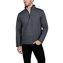 TailorByrd Men's Quilted Quarter Zip Pullover
