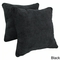 Blazing Needles 25-inch Chenille Floor Pillow (Set of 2)