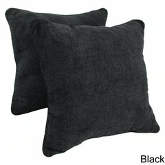 Blazing Needles 25-inch Chenille Floor Pillow (Set of 2)