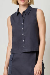 Eylet Collar Shirt