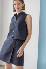 Eylet Collar Shirt