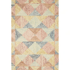 Alexander Home Kaleidoscope Geometric Hand-Hooked Wool Rug