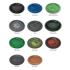 19" Dia Fiber Clay Birdbath Tops