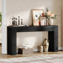 59'' Wood Console Sofa Table Behind The Couch for Entrance, Hallway