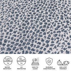SAFAVIEH Courtyard Ruta Indoor/ Outdoor Waterproof Patio Backyard Rug