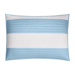 Lavelle Blue/White Reversible Quilt Set