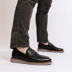 Vance Mens Princeton Slip-on Hybrid Penny Loafer Casual Dress Shoe