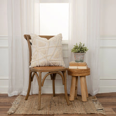 Rizzy Home Tufted Geometric Throw Pillow Cover