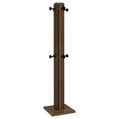 Rawlins Walnut Engineered Wood Coat Rack