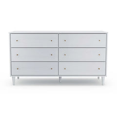Grain Wood Furniture Mid Century 6-Drawer Dresser