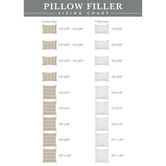 Pillow Insert With Down Feather Filling