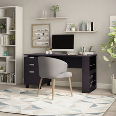 Morr Modern Espresso 59-inch Wood 2-Drawer Computer Desk by Furniture of America