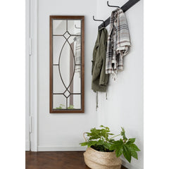 Kate and Laurel Bakersfield Wood Framed Mirror