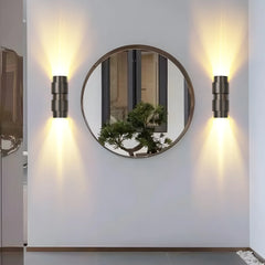 Modern Minimalist Ring Wall Sconces, Contemporary Flush Mounted Indoor Lamp