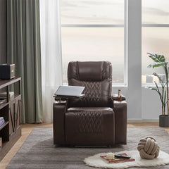 Merax Power Motion Recliner with USB Charging Port and Hidden Arm Storage