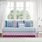 Joni Purple 6 Piece Reversible Daybed Set by Intelligent Design