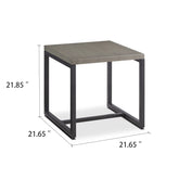 Gymojoy Modern Metal Outdoor Coffee Table/ Side Table