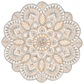 SAFAVIEH Handmade Novelty Sheyla Ornate Flower Wool Rug