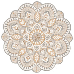 SAFAVIEH Handmade Novelty Sheyla Ornate Flower Wool Rug