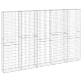 vidaXL Gabion Basket, Galvanized Steel