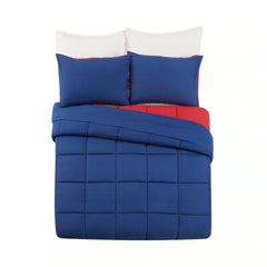 Urban Playground Peyton Blue/Red Comforter Set