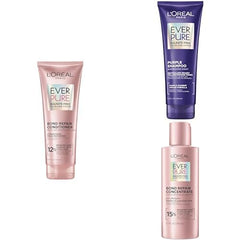 L'Oreal Paris Bonding Conditioner for Color Treated Hair, Strengthen and Repairs Weak Hair Bonds, Sulfate Free & Vegan Hair Care, EverPure, 6.8 Fl Oz
