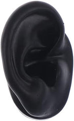1Pc Silicone Ear Model Practice Piercing Tools Ear Studs Shows Holders for Body Shows (Color : Yellow Right Ear)