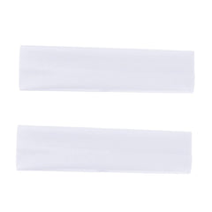 NOLITOY 2pcs Stretchy Yoga Headbands for Men and Women Non-Slip Sports Hairbands Quick-Dry for Workout Running Dance and Yoga White