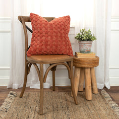 Rizzy Home Woven Textured Solid Throw Pillow, 20x20