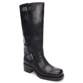 ASH Trinidad Tall Leather Harness Boot