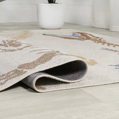 JONATHAN Y Duenas T-Rex Modern Kids Machine-Washable Area Rug
