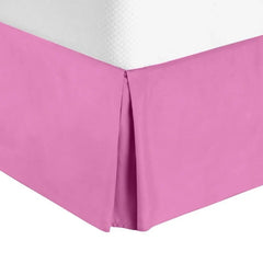Nestl Luxury Pleated King Size 14 inch Drop Bed Skirt