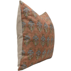 Fabdivine Rustic Thick Linen Cushion Cover Bed or Guest Room Decor, Mor Mukut