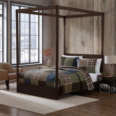 Eddie Bauer Classic Patchwork With Plaid Reverse Cotton Bedding (Brown, 3 Piece Set)
