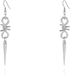 Punk Spike Earrings for Women Men Personalized Spike Dangle Earrings Gothic Earrings for Women Geometric Fashion Alt Earrings Jewelry